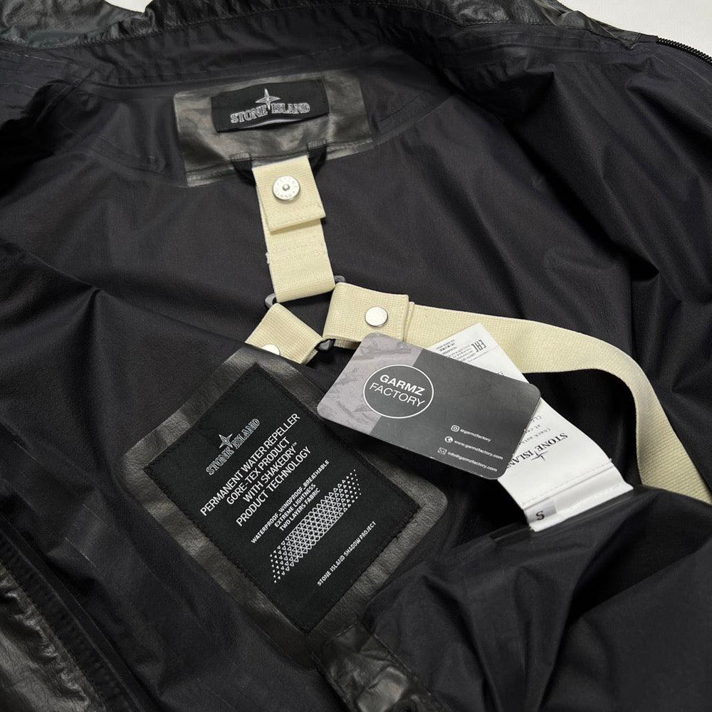 Stone Island Shadow project gore-tex jacket charcoal – Garmz Factory