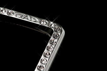 D.A.D クリスタル ハザードボタン リング [8#ヴォクシー/ノア