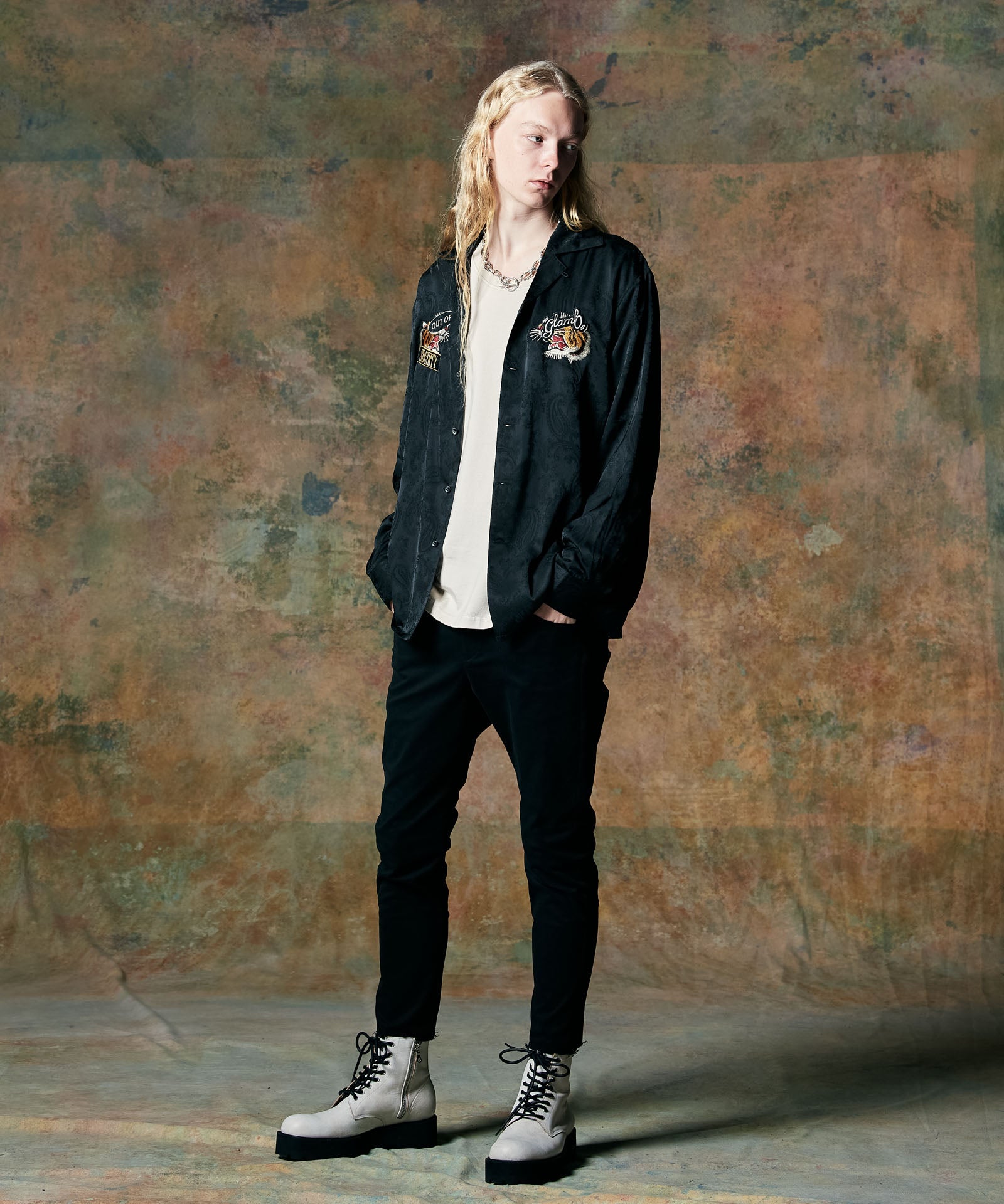 GB0424/SH03 : Out of Society Ska Shirt / アウトオブソサエティスカ