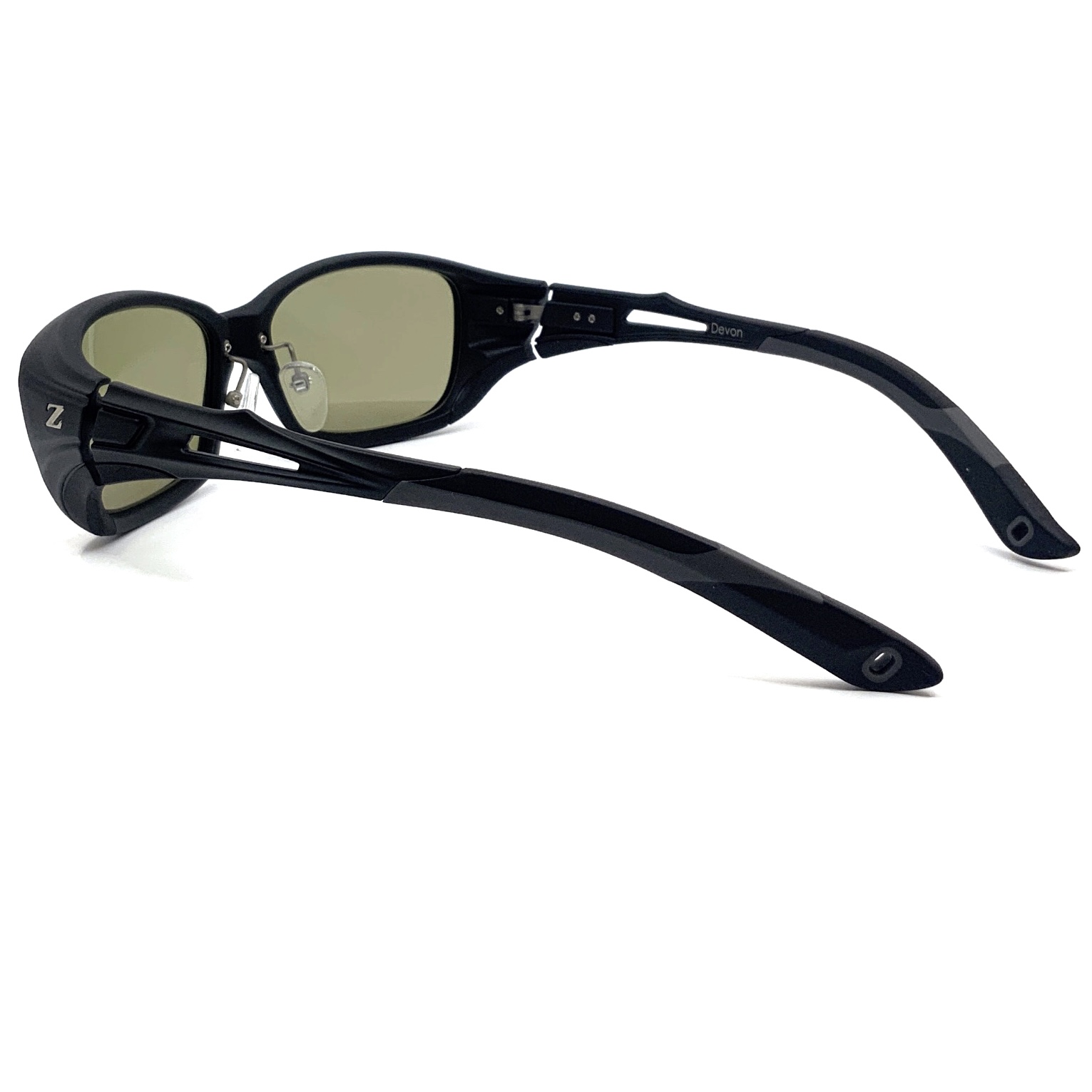 Zeque ゼクー サングラス Devon デヴォン F-1980 MATTE BLACK /TRUVIEW