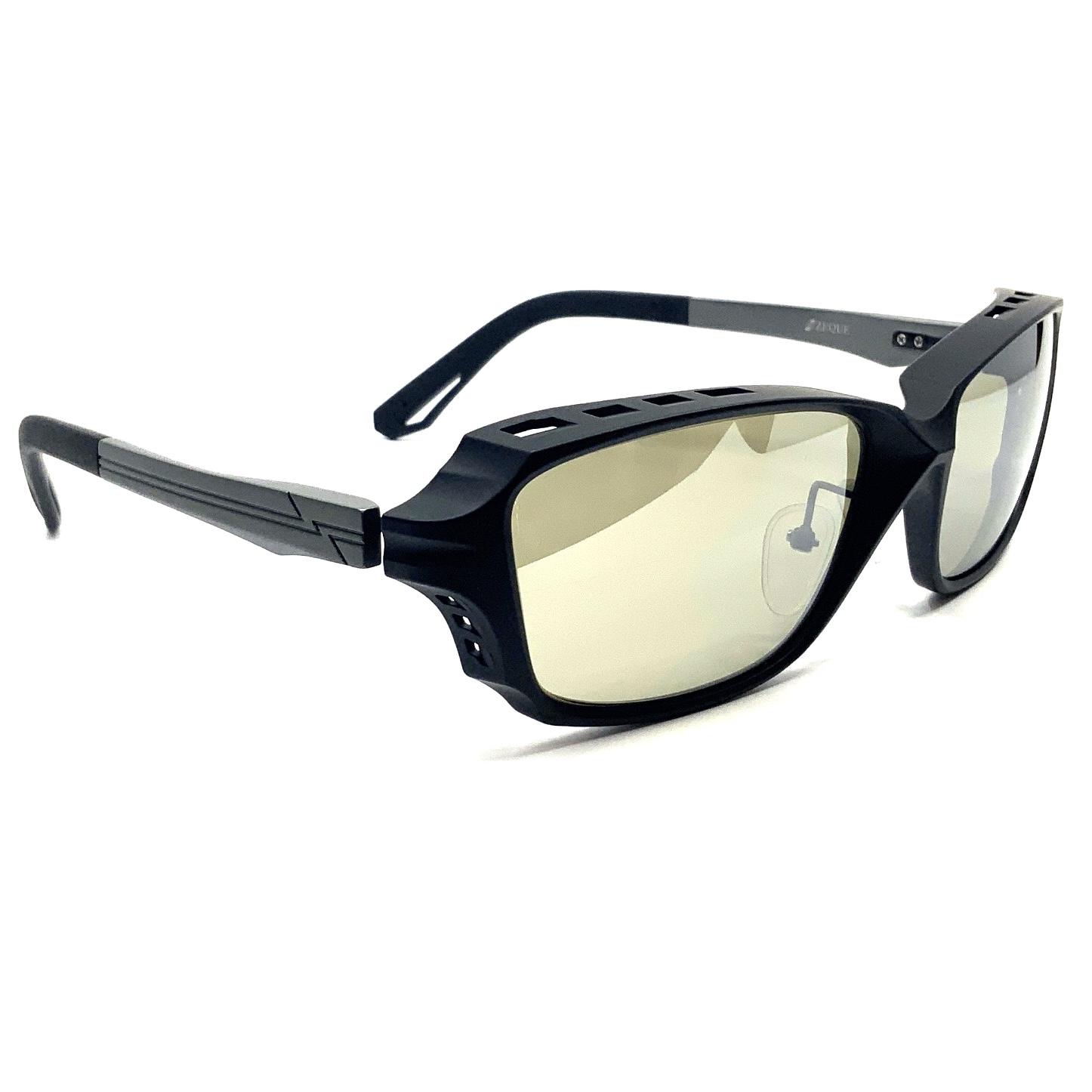 Zeque ゼクー サングラス SHADE シェイド F-2240 MATTE BLACK