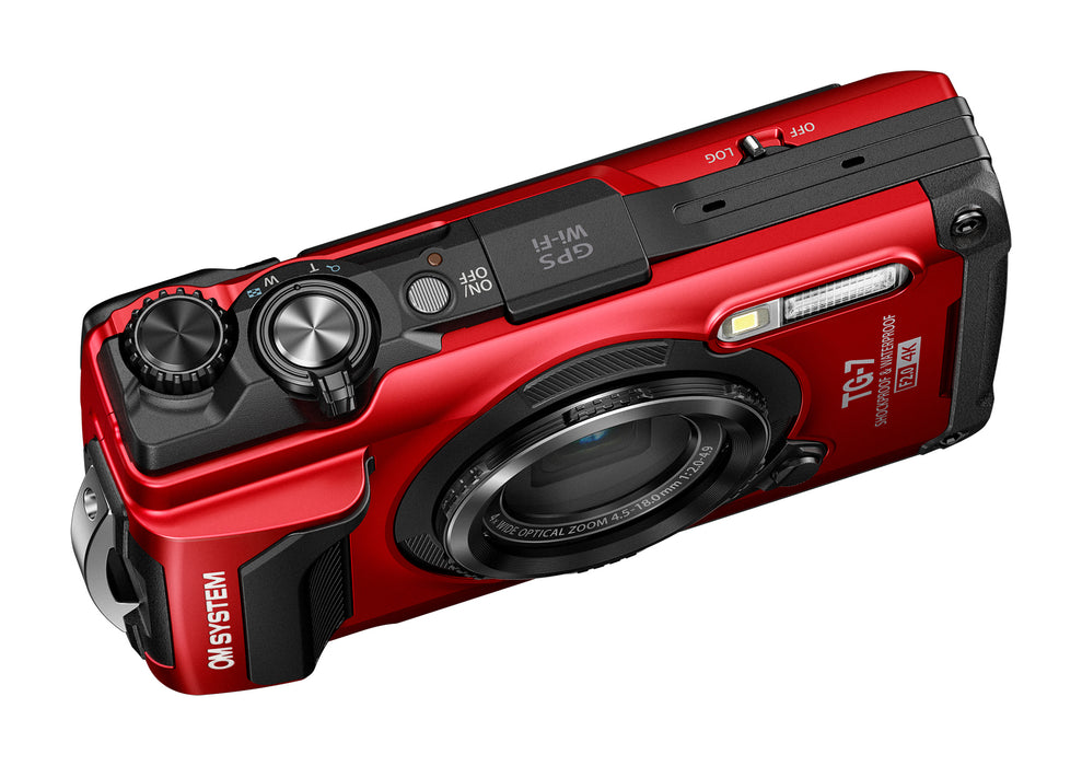 OM System Tough TG-7 Camera - Red — Glazer's Camera