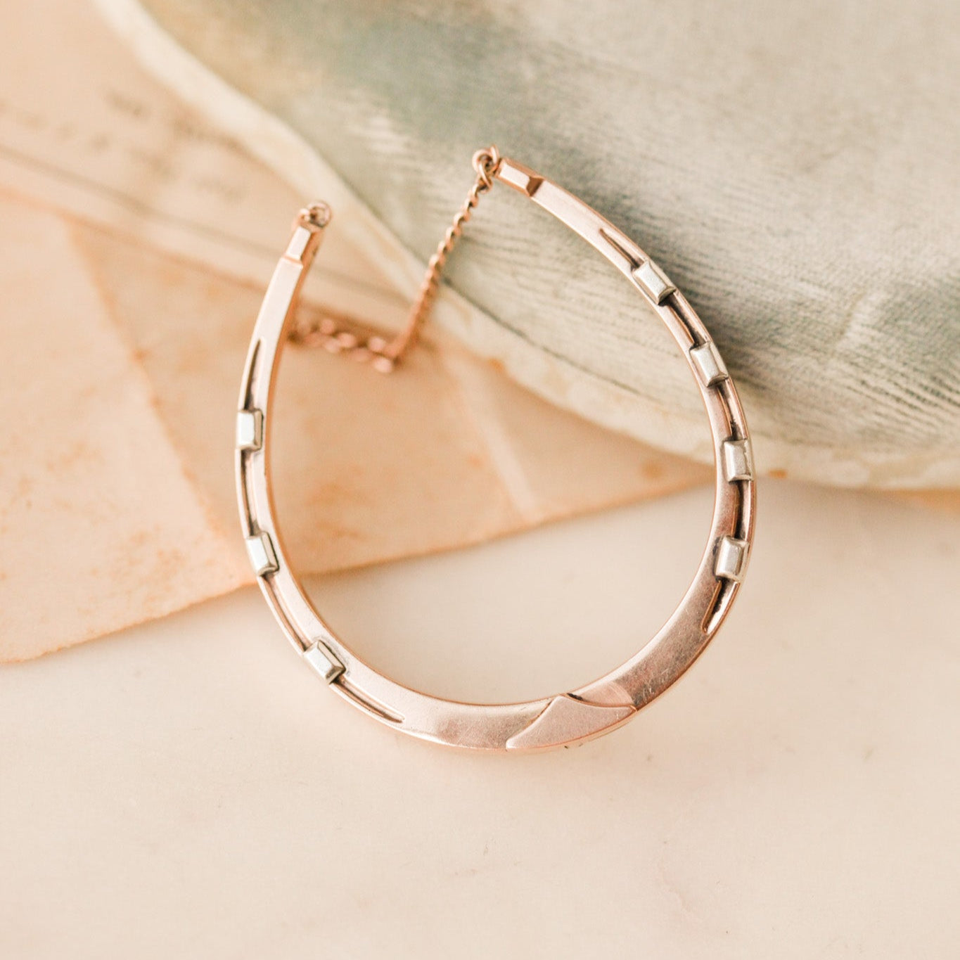 Victorian Lucky Horseshoe Bracelet