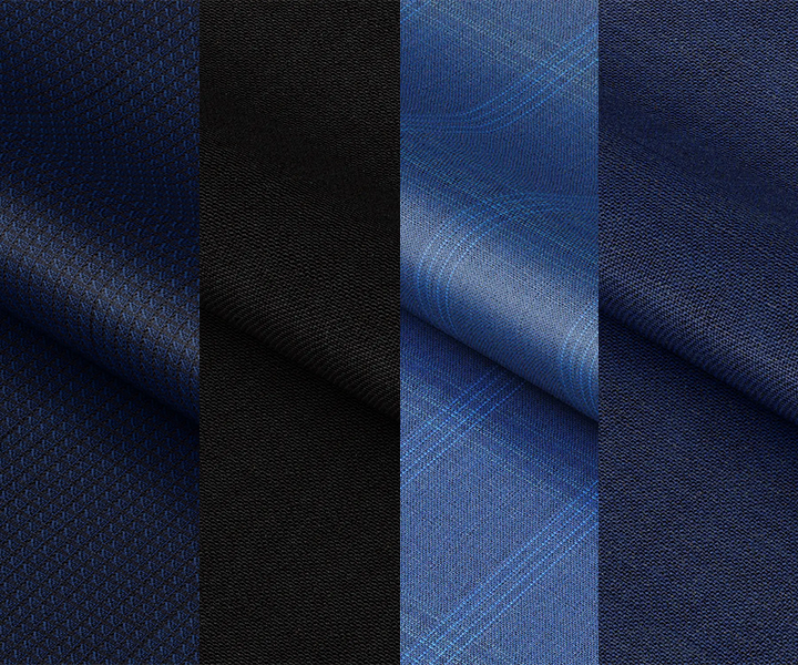 グローバルスタイルパンツスーツ　インポート生地　ネイビー ネイビー(メンズ)のオーダースーツ着こなし一覧｜オーダースーツなら