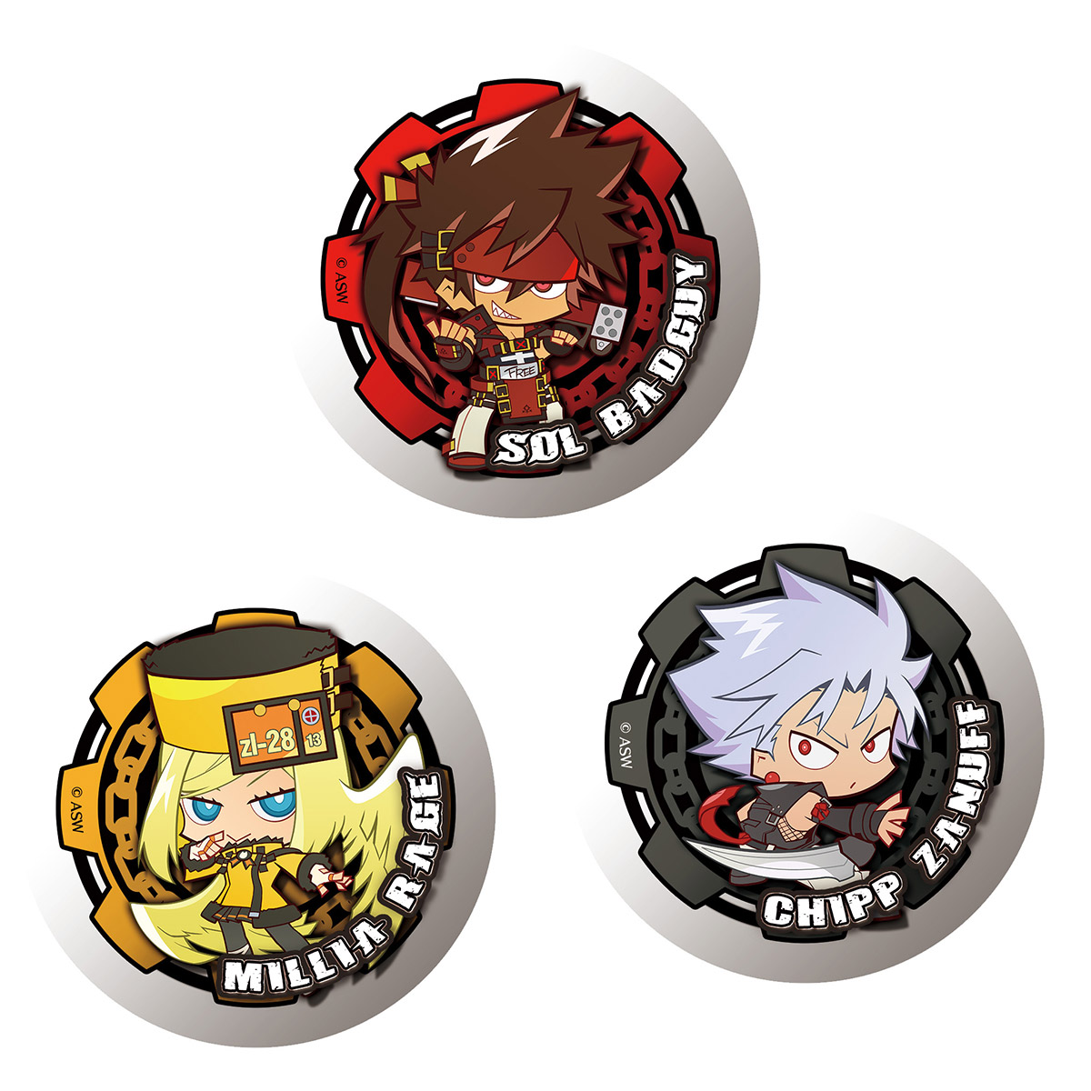 GUILTY GEAR】SDキャラ缶バッジ 第1弾（全11種） | GUILTY GEAR グッズ