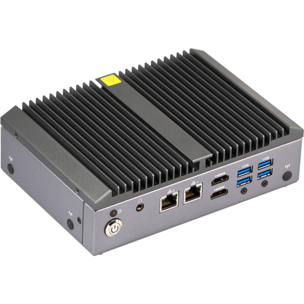 QBiX-Pro-EHLA6412H-A2 | Fanless industrial system with Intel