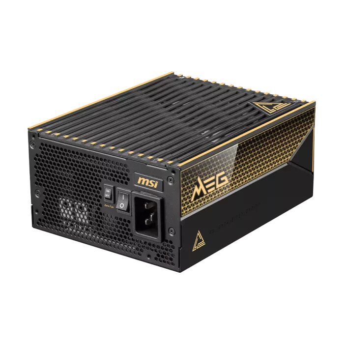 MSI MEG Ai1600T PCIE5 Power Supply - 1600W, 80 PLUS Titanium