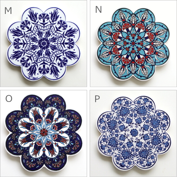 鍋敷き おしゃれ かわいい トリベット タイル 花瓶敷き 鉢置き台