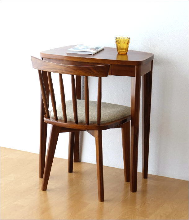 WTWチーク木製テーブル机作業デスク◇幅110木目ナチュラル素材