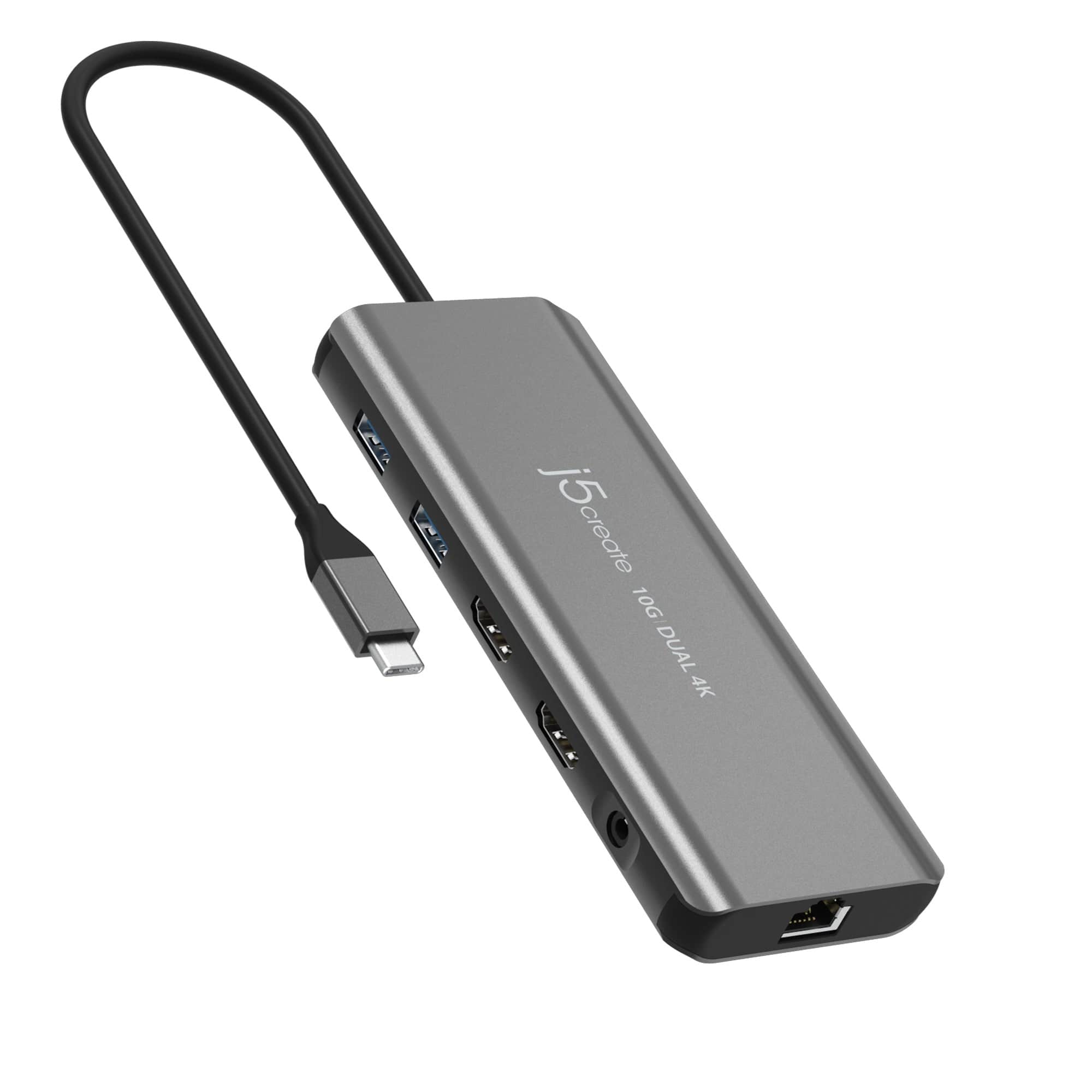 j5 create(j5クリエイト) USB-C デュアルHDMI Gen2 7in1 マルチハブ(M1