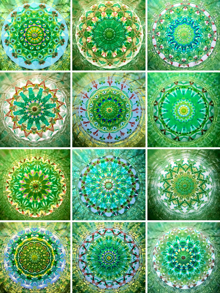 林和子「mirage グリーン」カレイドスコープ・オイルタイプ 万華鏡専門