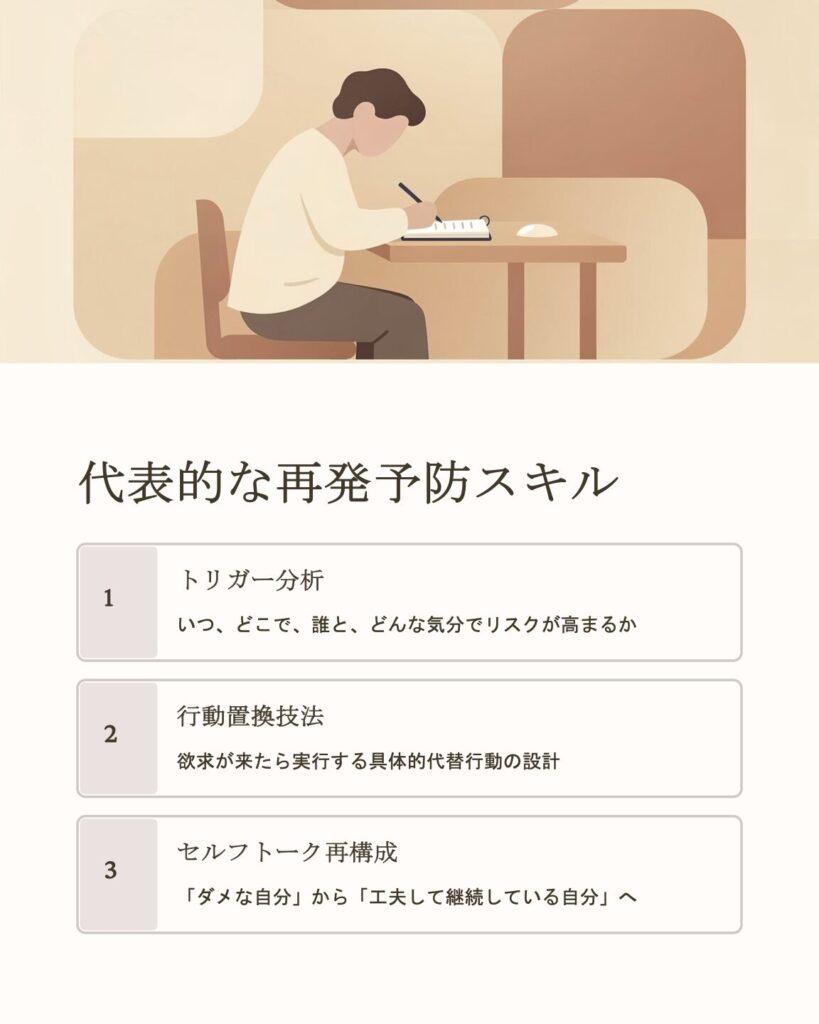 リラプス・プリベンション；再発予防 - 銀座泰明クリニック