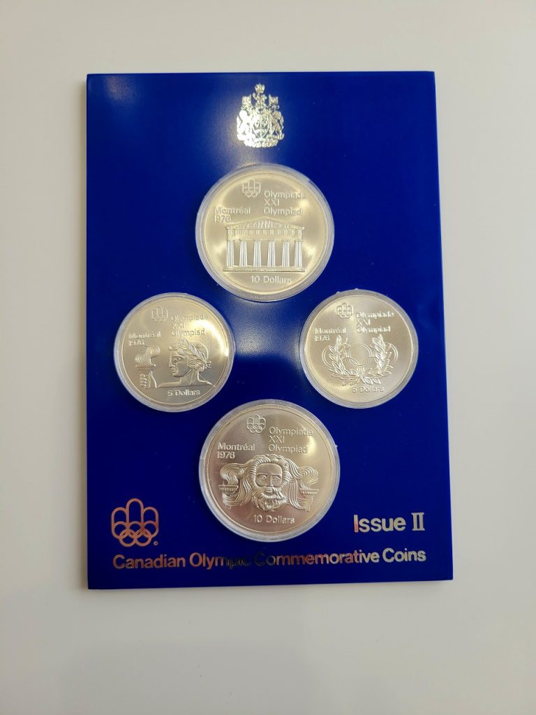 カナダ モントリオールオリンピック記念銀貨セット お買取り致しました