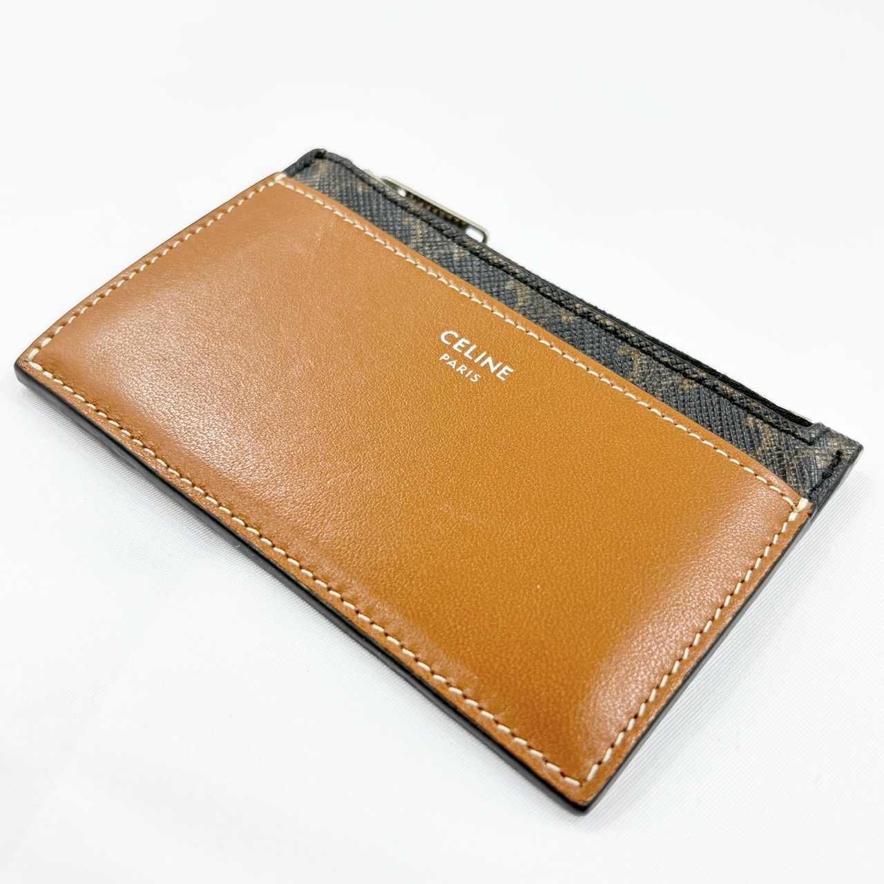 CELINE（セリーヌ）ジップ付きカードホルダー トリオンフ キャンバス