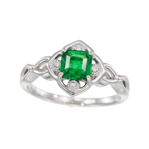 GSTV PT950/K18YG ブラウンダイヤモンド フレックスリング BRD 約0.15