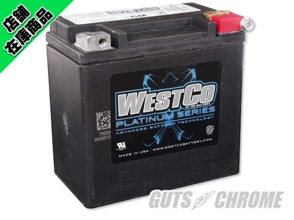 ○WESTCOバッテリー 2004年以降XL OEM 65958-04/WCP14L｜ハーレー