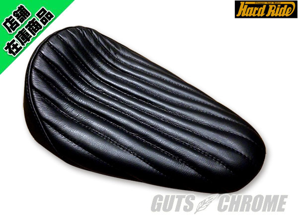 ▽HardRide 本革 立体タックロールソロシート 83-03年XL｜ハーレー