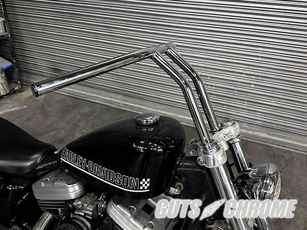 ○ブラック 10インチTバープルバック ヘコミ有｜ハーレーパーツの通販