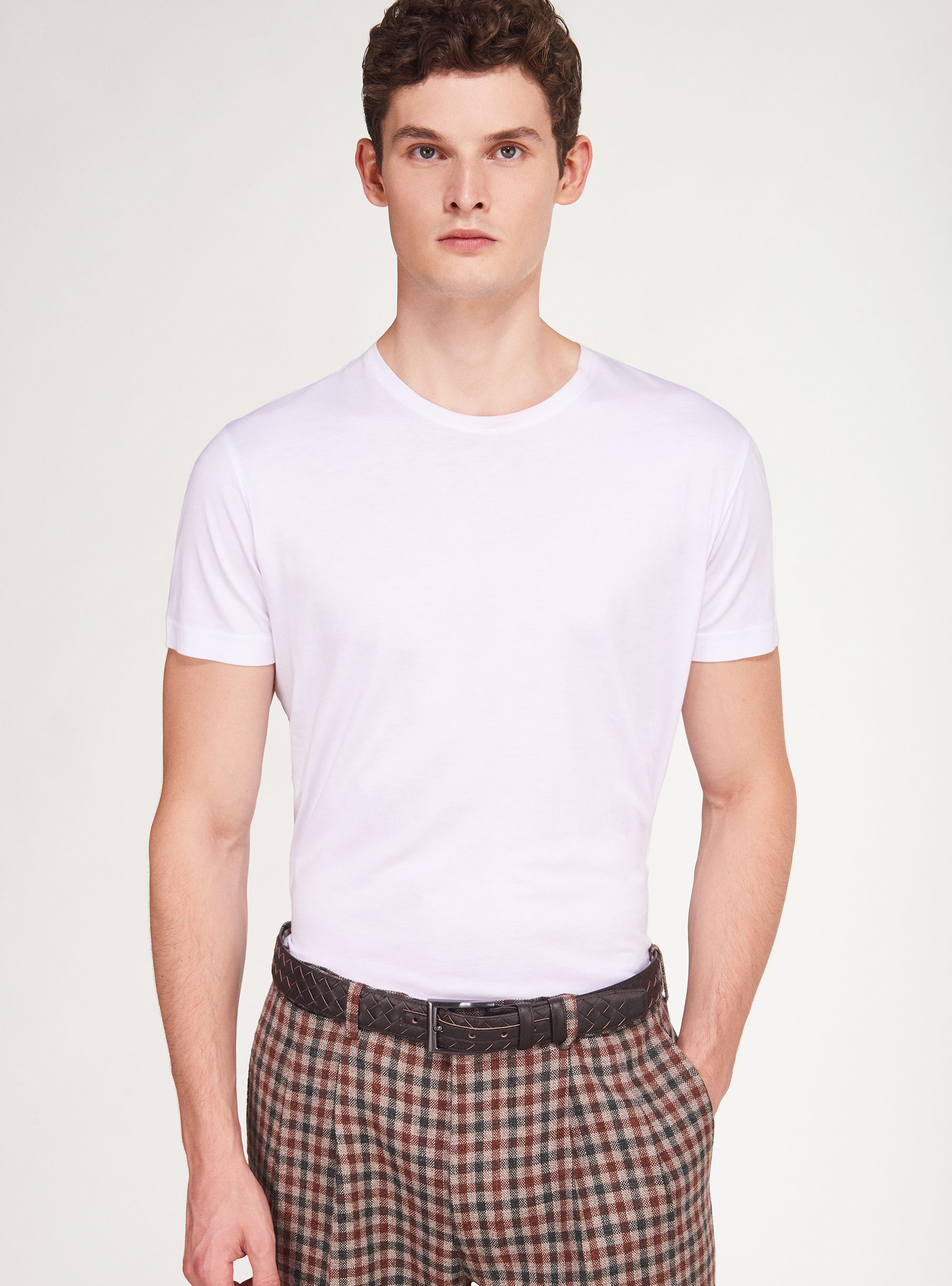 Supima cotton jersey half sleeve t-shirt | Gutteridge | Men's