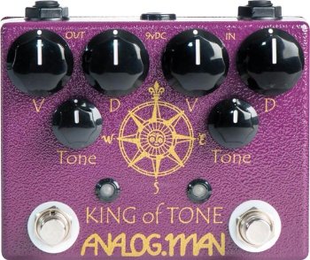 Analogman King of Tone Pedal Settings Suggestions - Guitar Chalk