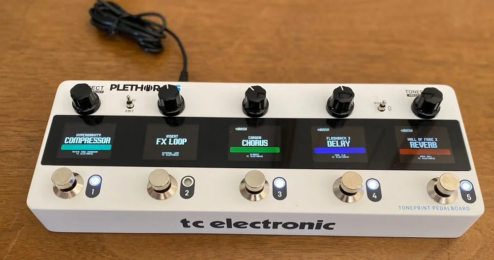 TC Electronic Plethora X5 Review (pedal in hand) - Guitar Chalk