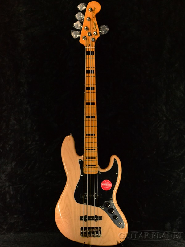 Squier by FenderClassic Vibe 70s Jazz Bass V -Natural-【Web