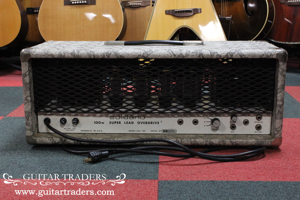 Soldano 1988y SLO-100 Super Lead Overdrive - GUITAR TRADERS