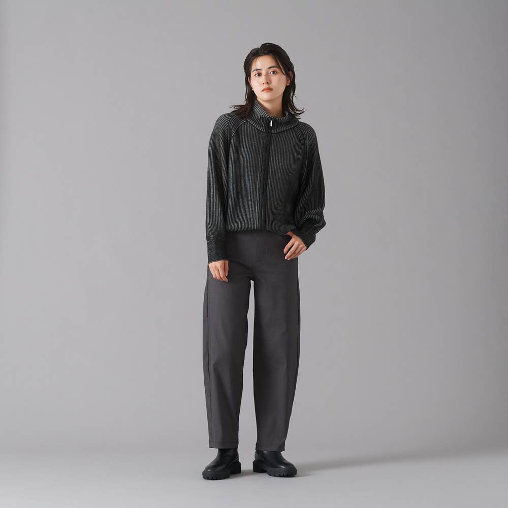 テーパード】デニム調ツイルカーブパンツ【SALE】 ALY539 :レディース