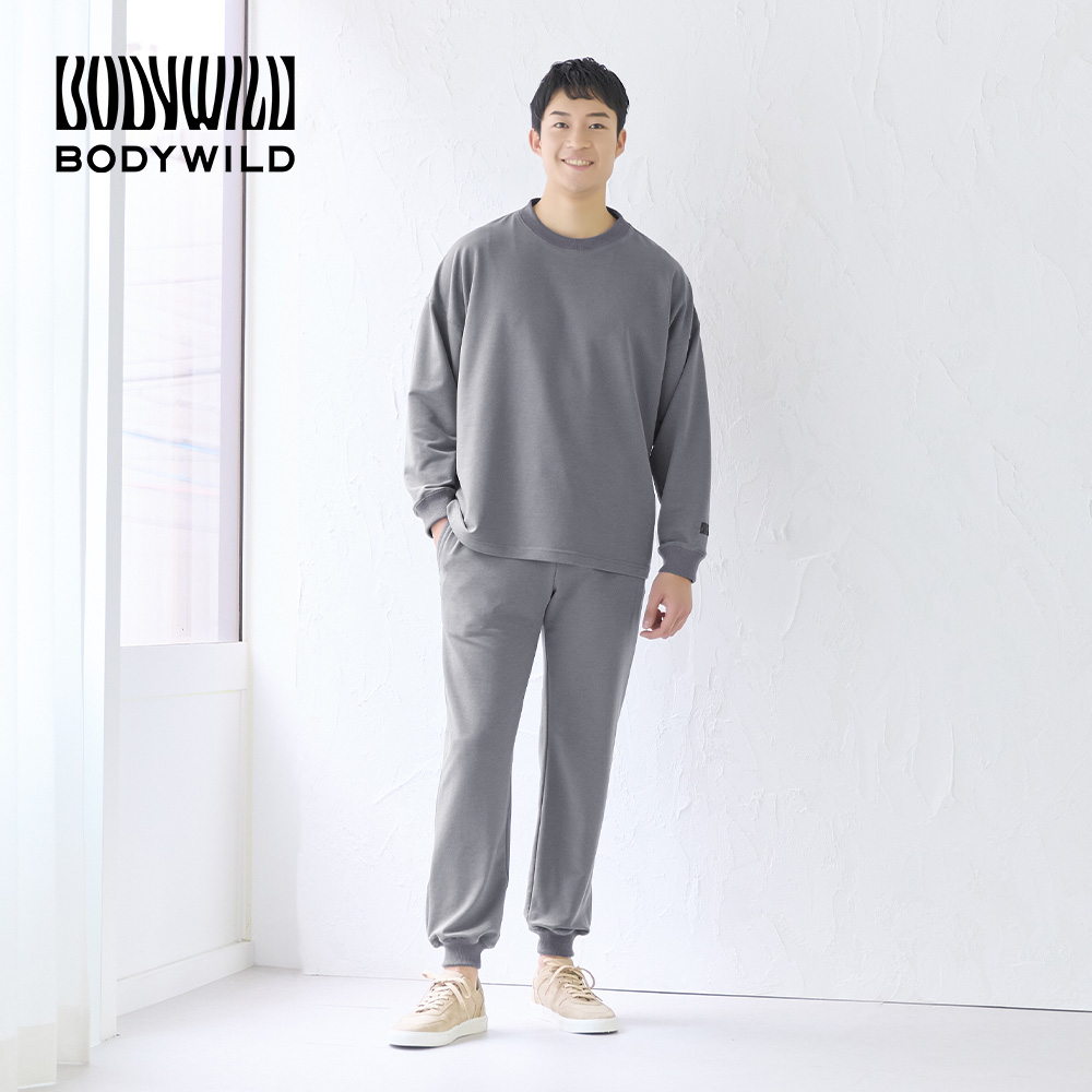 綿混リブ ミニ裏毛】ルームウエア 長袖長パンツ【SALE】 BDX471