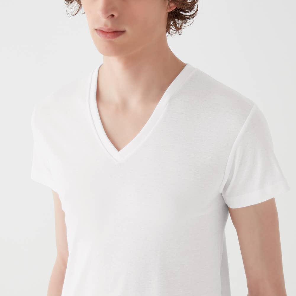 綿100%】VネックTシャツ CK8315 :メンズ トップス