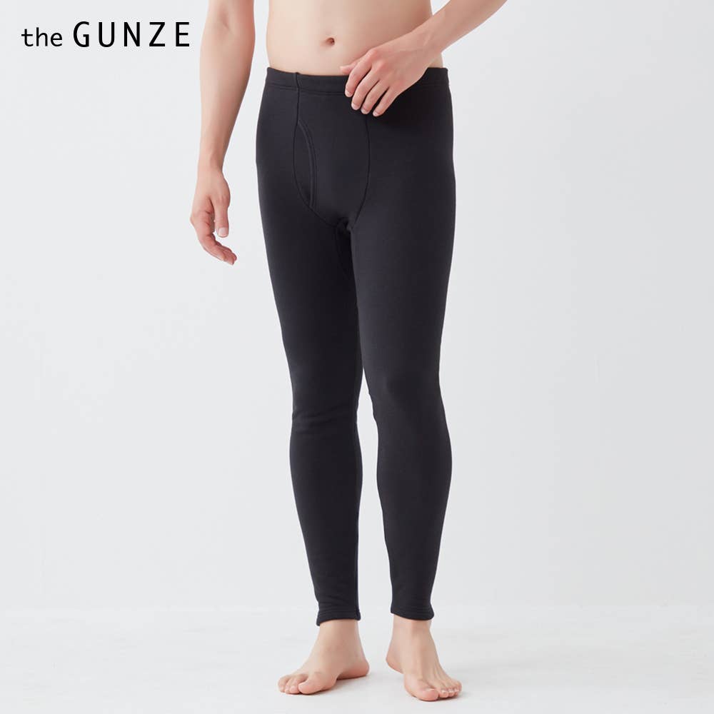 厚手綿混】裏起毛タイツ（前あき） CK9701 :メンズ タイツ・長ズボン下