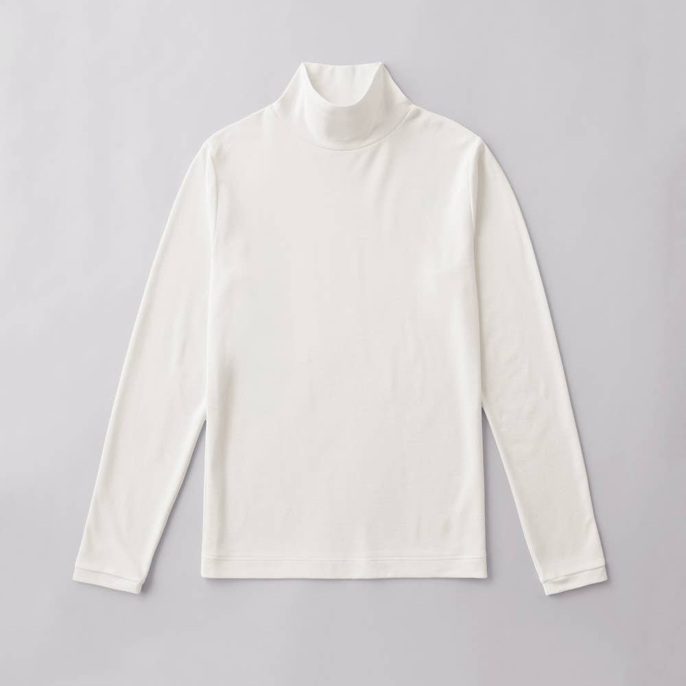 Fitte】ハイネック長袖シャツ【SALE】 KB5245P :レディース トップス