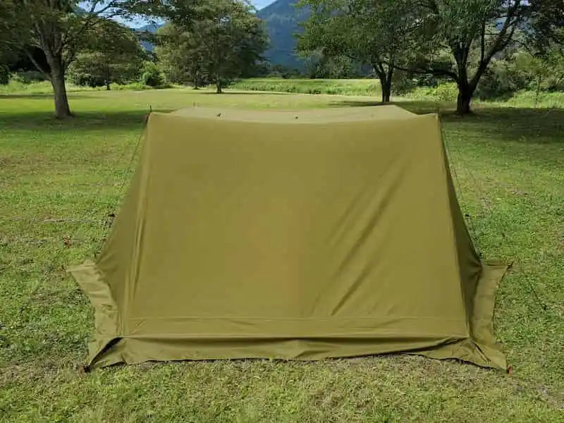 ぶっつけ本番！】炎幕TCDXの初張りと自作マグネット着脱式テーブル棚の