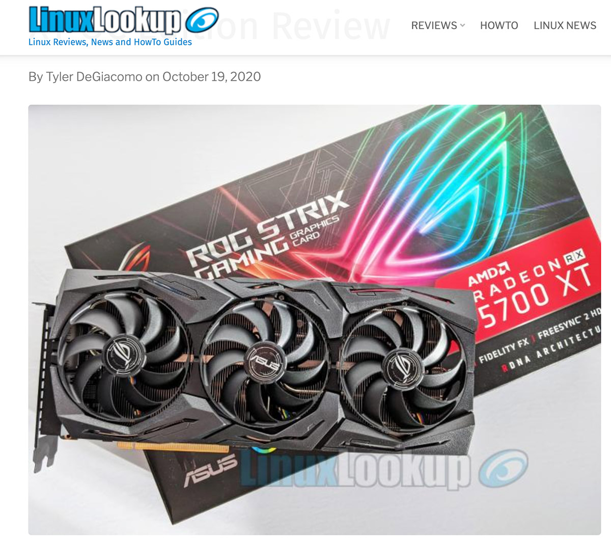 ASUS ROG Strix Radeon RX 5700 XT OC Edition Review | GPUScore