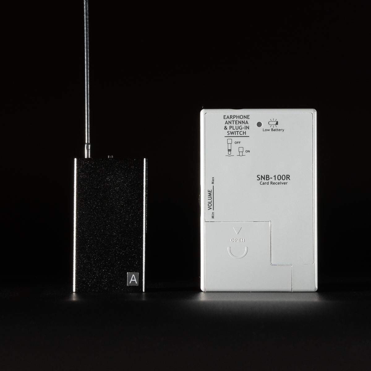 電池式盗聴器＋カード型専用受信機 受信セット SET-RB3SC / 盗聴器専門