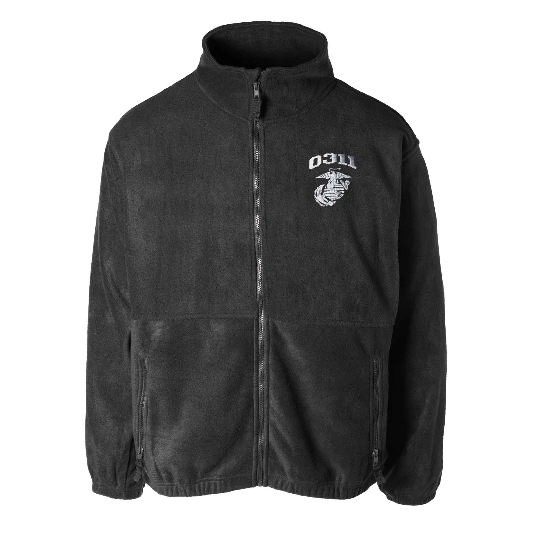 Marine Corps MOS Embroidered Fleece Full Zip | Custom USMC Apparel