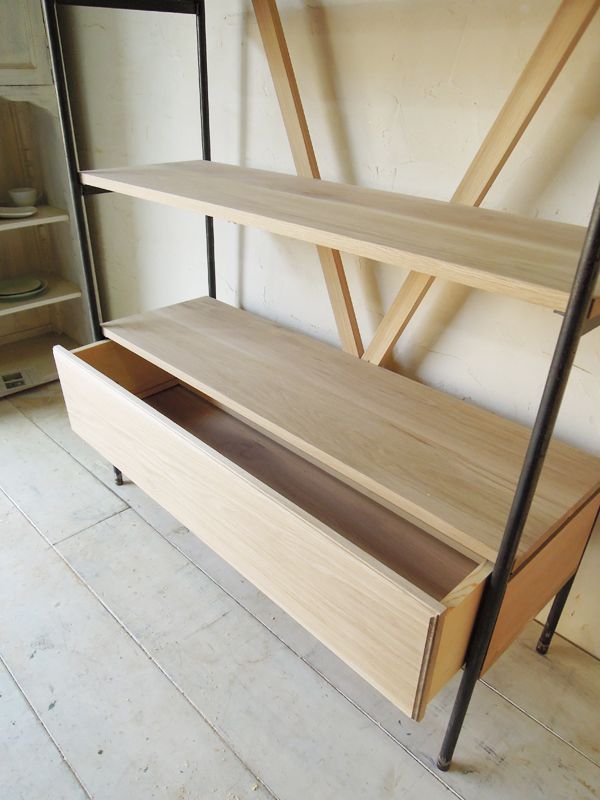 店舗用ディスプレイシェルフ(アイアン)のオーダーメイド@大阪関西のGF