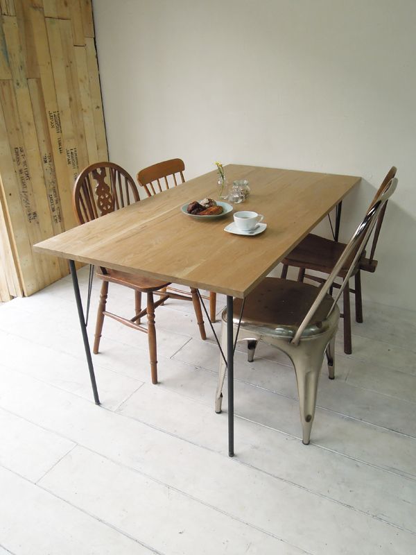 アイアンダイニングテーブル(鉄脚)のサイズーダーは大阪無垢家具GFへ