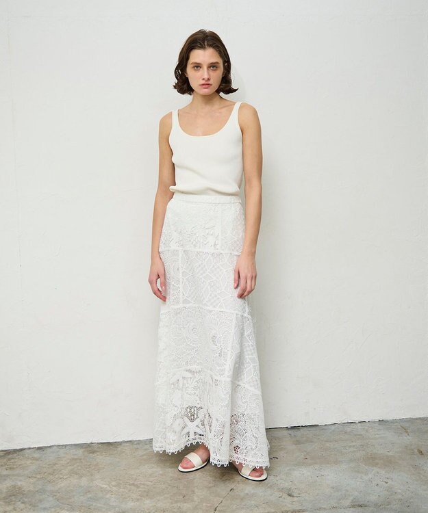 ケミカルレースパッチワークスカート / GRACE CONTINENTAL | GRACE