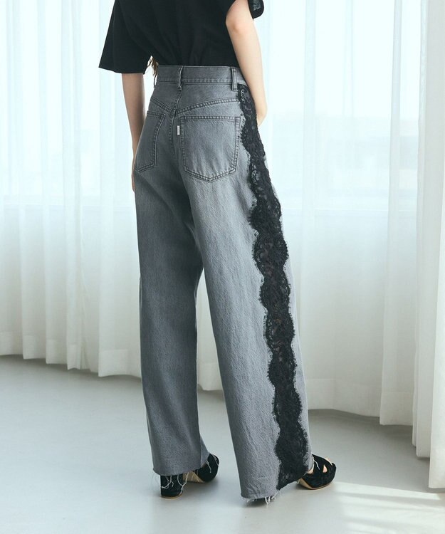 サイドレースデニムパンツ / GRACE CONTINENTAL | GRACE CONTINENTAL