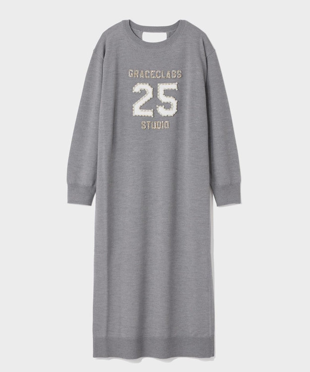 ナンバーモチーフニットワンピース / GRACE CONTINENTAL | GRACE