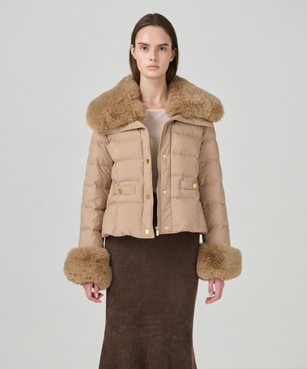 ファーショートダウンジャケット / GRACE CONTINENTAL | GRACE