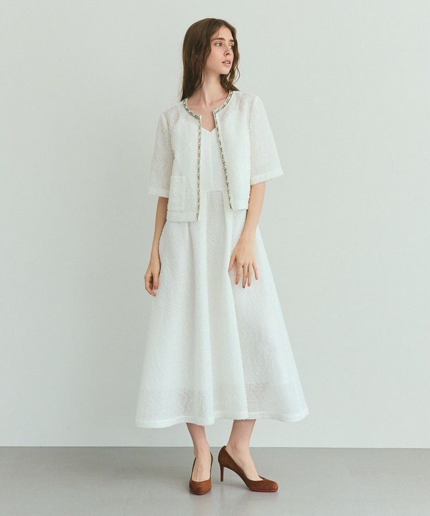 メッシュツイードジャケット / GRACE CONTINENTAL | GRACE CONTINENTAL