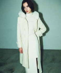 ファーフードダッフルコート / GRACE CONTINENTAL | GRACE CONTINENTAL