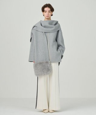 フードストールリバーコート / GRACE CONTINENTAL | GRACE CONTINENTAL