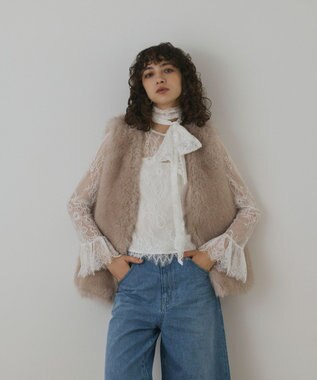 フェイクフォックスファ－ベスト / GRACE CONTINENTAL | GRACE