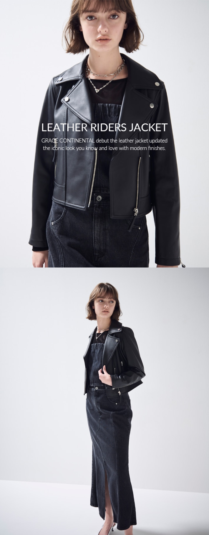 LEATHER RIDERS JACKET | GRACE CONTINENTAL グレースコンチネンタル 通販