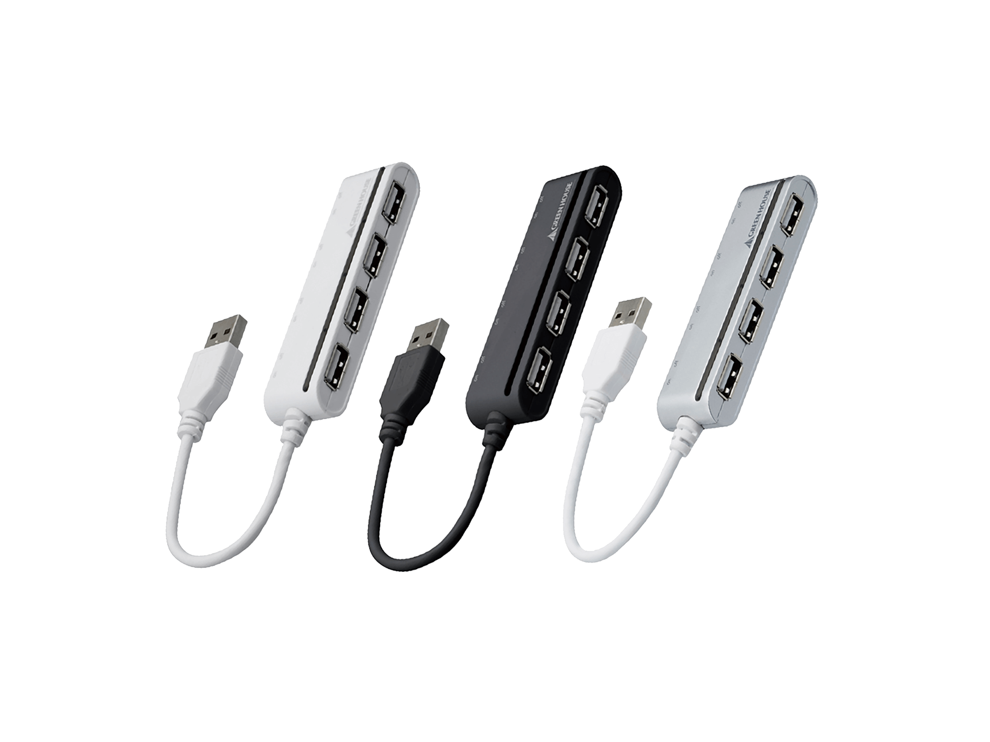 USBハブ | GH-UH204SBシリーズ | GREEN HOUSE グリーンハウス