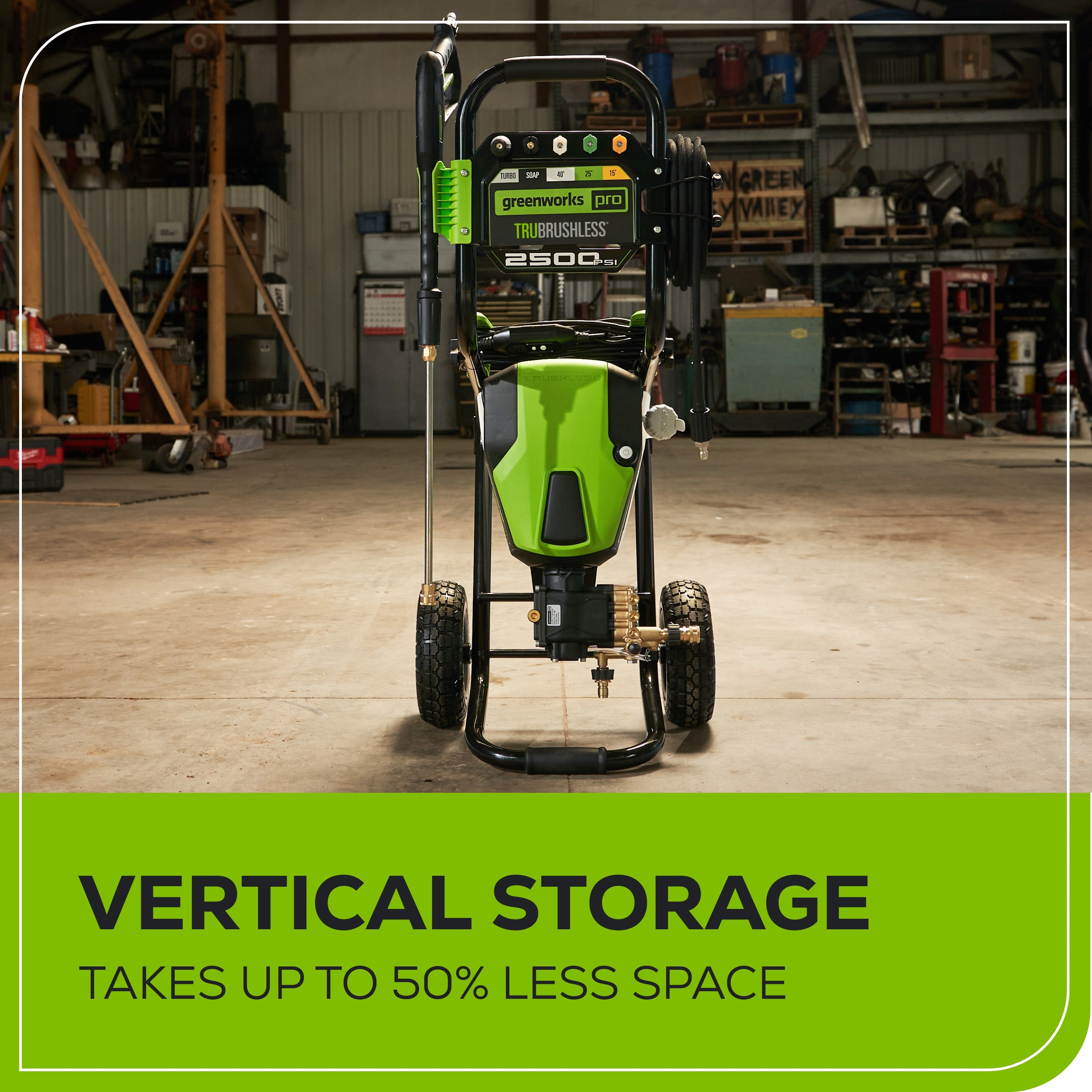 2500 PSI 2.1 GPM Cold Water Electric Pressure Washer