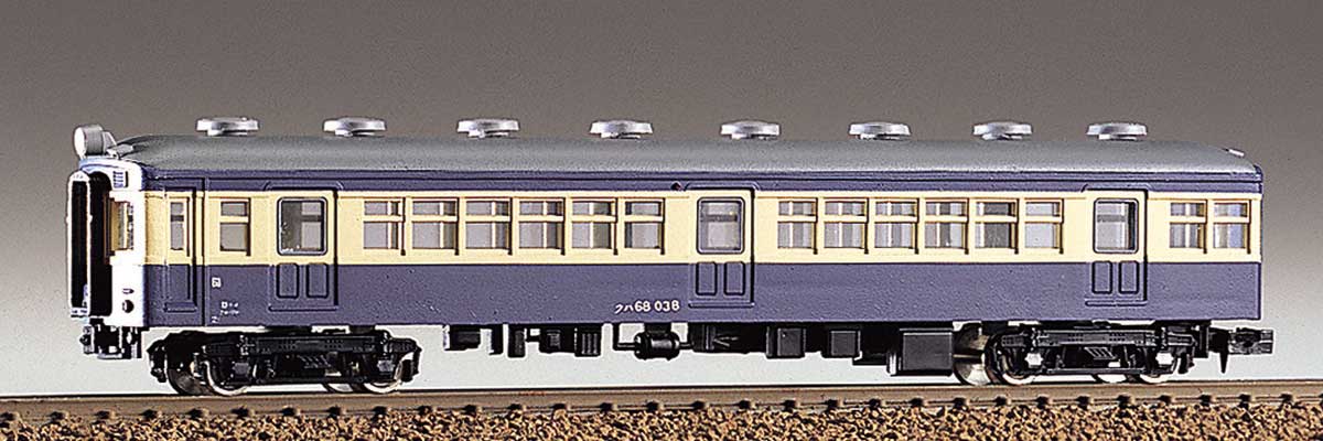 155＞クハ68形（半流）｜エコノミーキット｜Nゲージ鉄道模型のグリーン